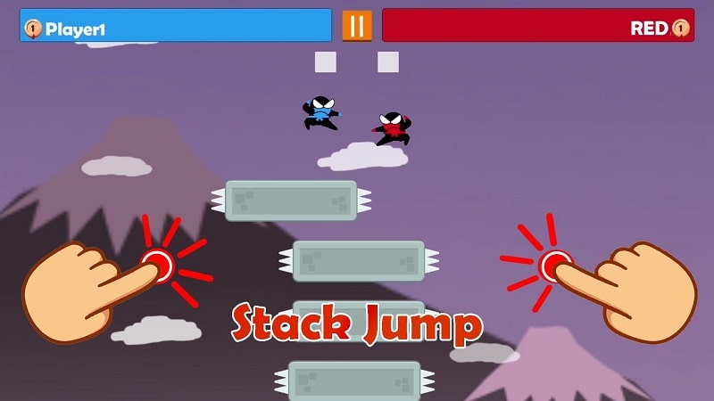 Jumping Ninja 2 Player Games APK - screenshot 3