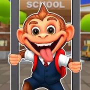Monkey Student School Prank - app icon