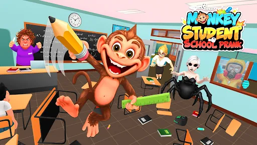 Monkey Student School Prank - screenshot 6