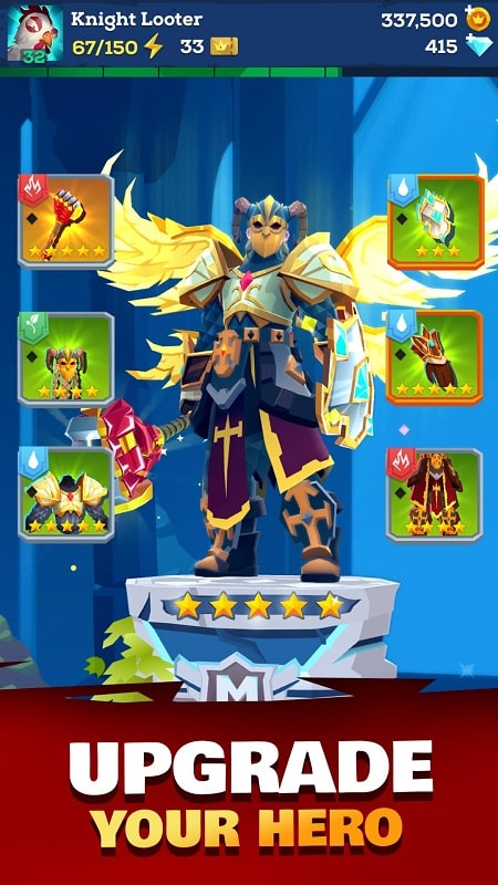 Mighty Quest For Epic Loot RPG APK - screenshot 1
