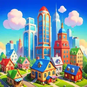 Merge City 3D MOD APK icon