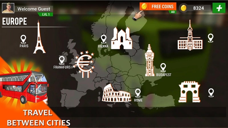 Bus Simulator 2023 Transport APK - screenshot 2