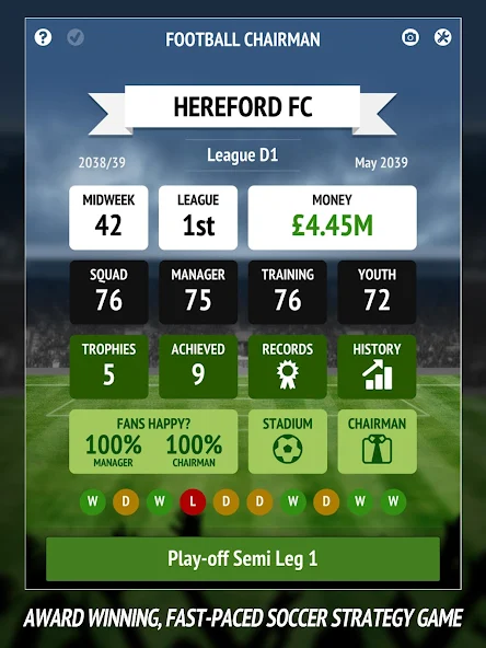 Football Chairman Pro - screenshot 1