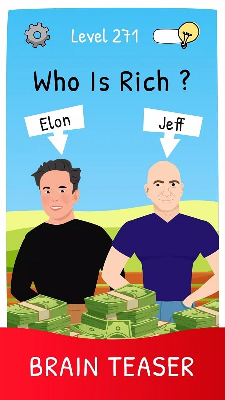 Who is 2 Brain Puzzle &amp; Chats APK - screenshot 5