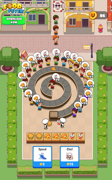 Food Fever: Restaurant Tycoon - screenshot 1