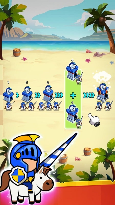 Merge Towers – Kingdom Defense APK - screenshot 1
