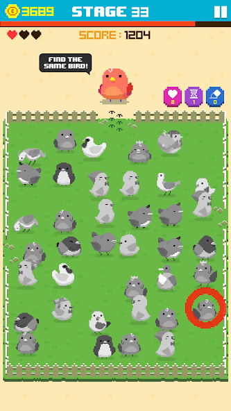 Find Bird - match puzzle - screenshot 1