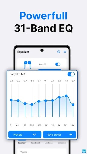 Wave Equalizer FX Bass Booster - screenshot 2