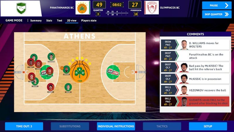 iBasketball Manager 23 APK - screenshot 1