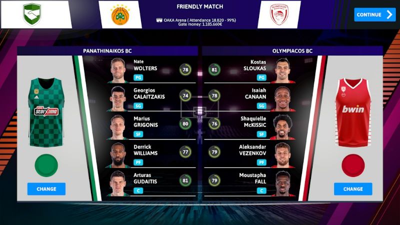 iBasketball Manager 23 APK - screenshot 4