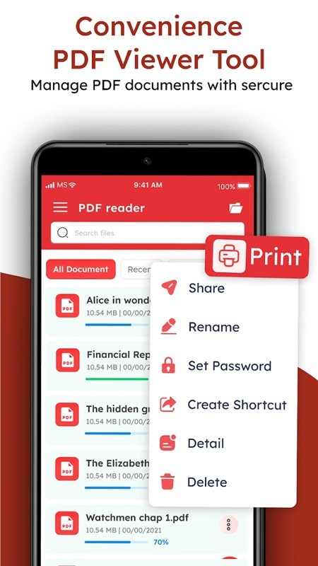 PDF Reader APK - screenshot 1