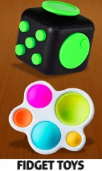 Fidget Cube 3D Antistress Toys - Calming Game - screenshot 1