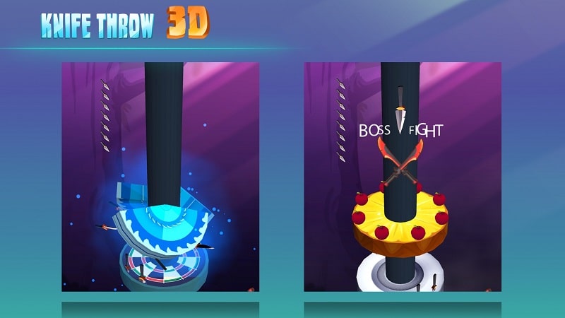 Knife Throw 3D APK - screenshot 2