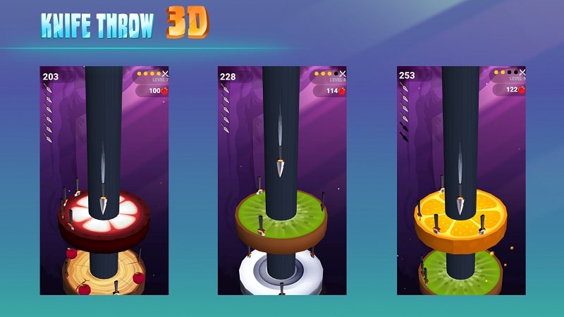 Knife Throw 3D APK - screenshot 3
