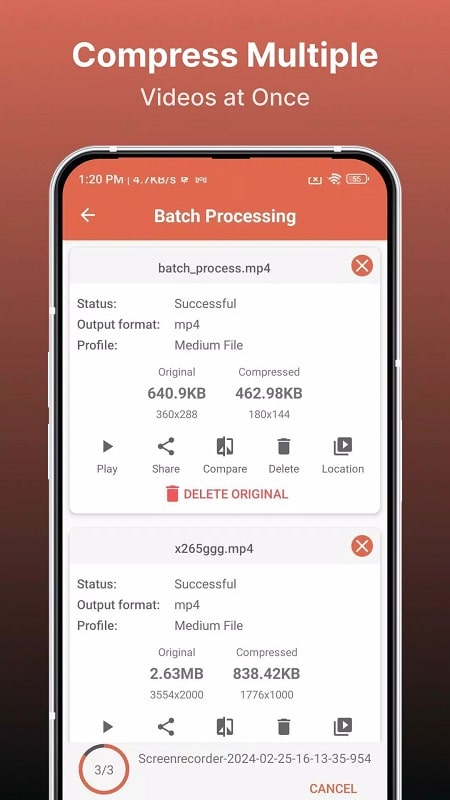 Compress Video Size Compressor APK - screenshot 2