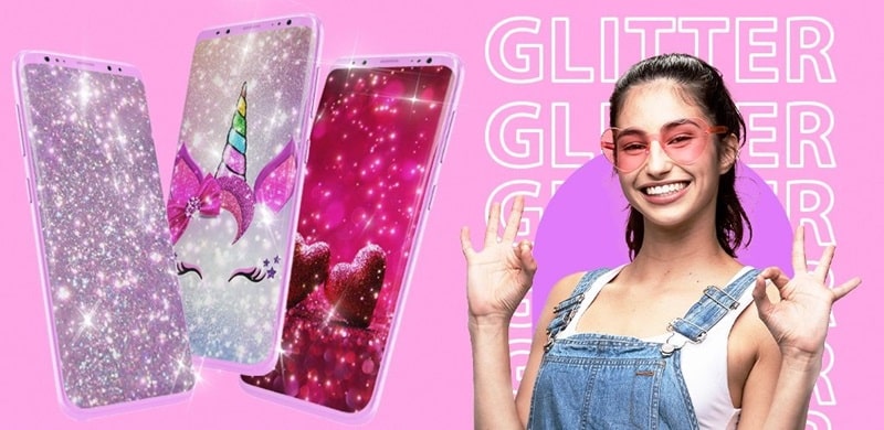 Glitter Live Wallpaper Glitzy APK - app icon