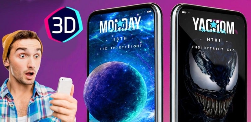 4D Parallax Wallpaper 3D HD 4K APK - app icon