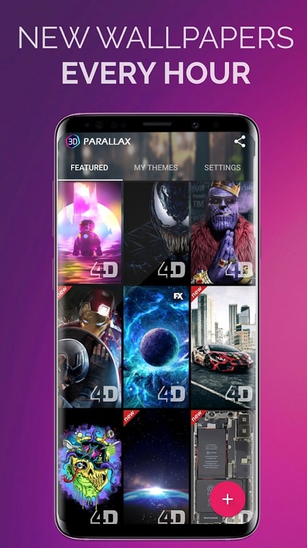4D Parallax Wallpaper 3D HD 4K APK - screenshot 3