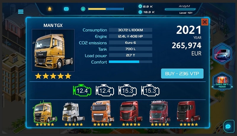 Virtual Truck Manager 2 Tycoon APK - screenshot 2