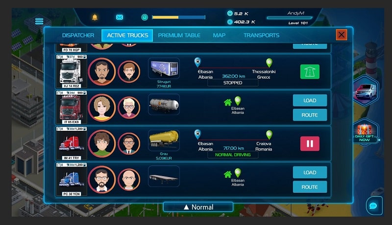 Virtual Truck Manager 2 Tycoon APK - screenshot 4