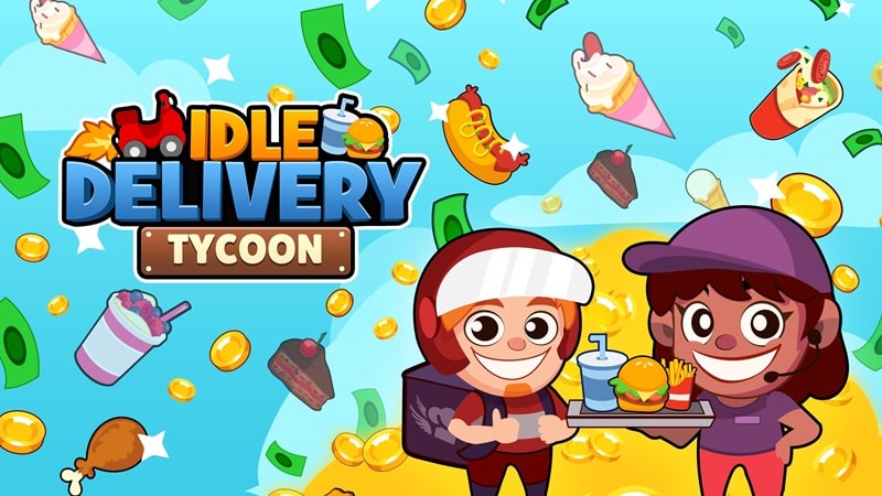 Idle Food Delivery Tycoon APK - app icon