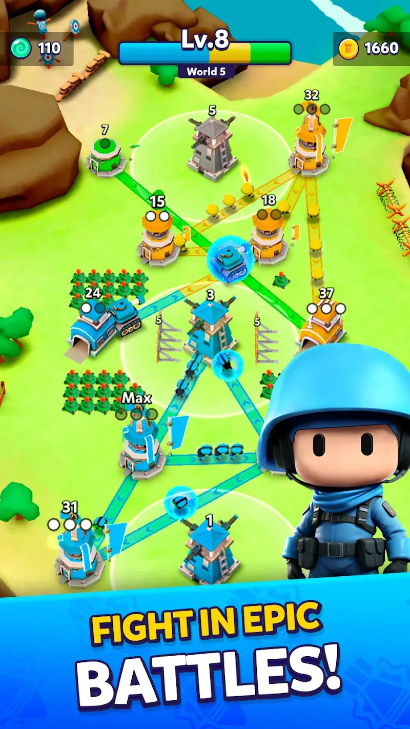 Tower Battle Connect Towers - screenshot 1