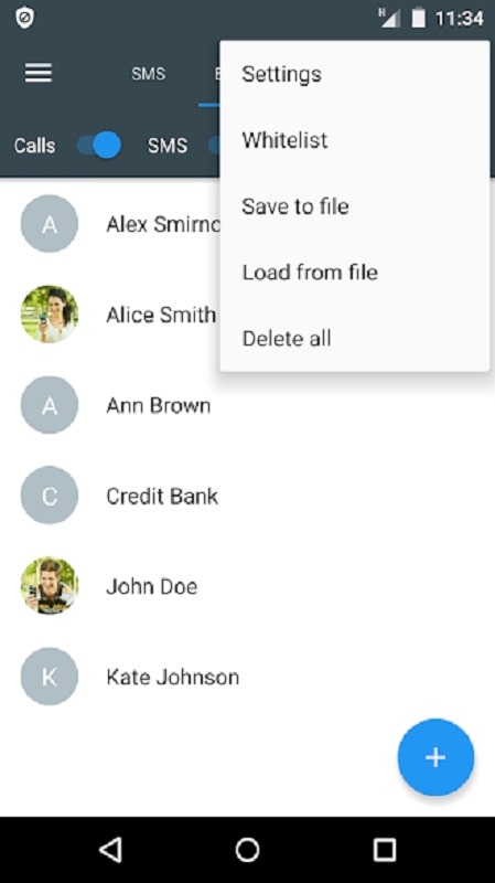 Calls Blacklist PRO APK - screenshot 2