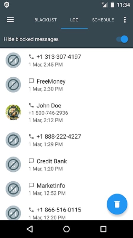 Calls Blacklist PRO APK - screenshot 4