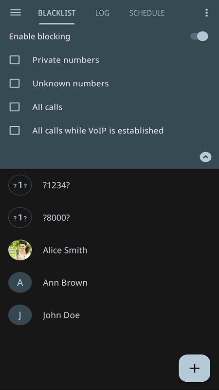 Calls Blacklist APK - screenshot 2