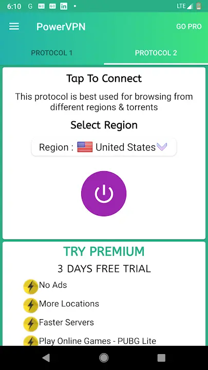 Power VPN - screenshot 1