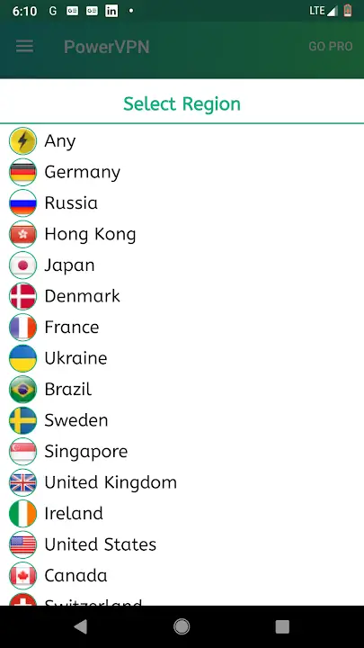 Power VPN - screenshot 2