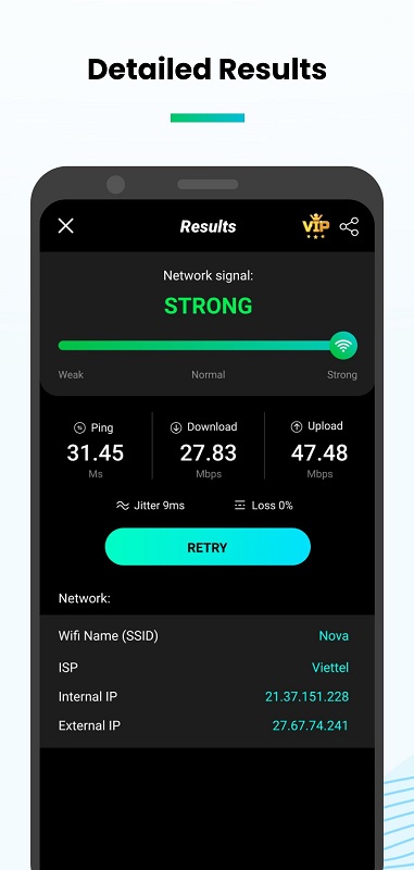 Speed Test &amp; Wifi Analyzer APK - screenshot 2