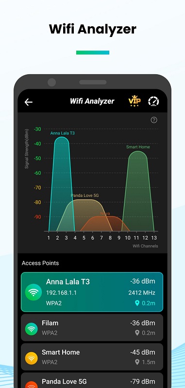 Speed Test &amp; Wifi Analyzer APK - screenshot 4