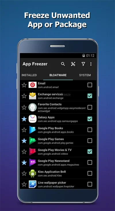 App Freezer - screenshot 1