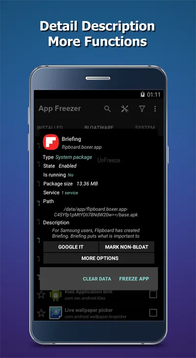 App Freezer - screenshot 2