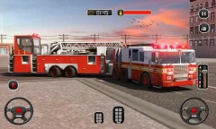 Fire Truck Driving School: 911 Emergency Response - screenshot 4