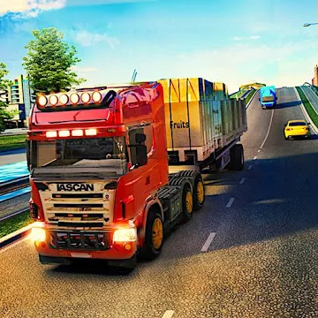 Euro Truck Driving Simulator Transport Truck Games MOD APK icon