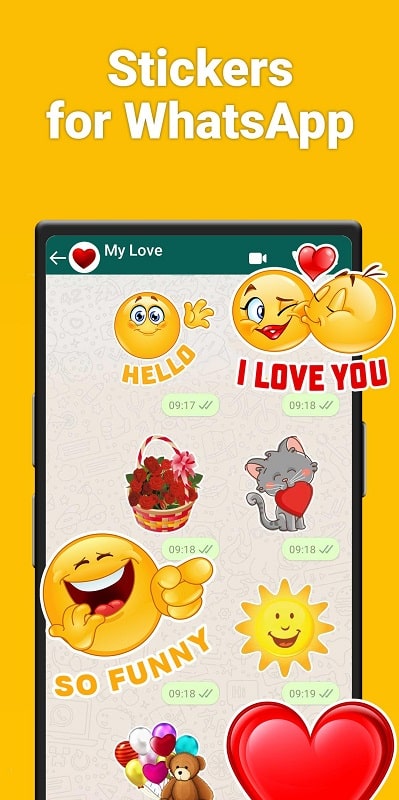 Stickers for WhatsApp &amp; emoji APK - screenshot 1