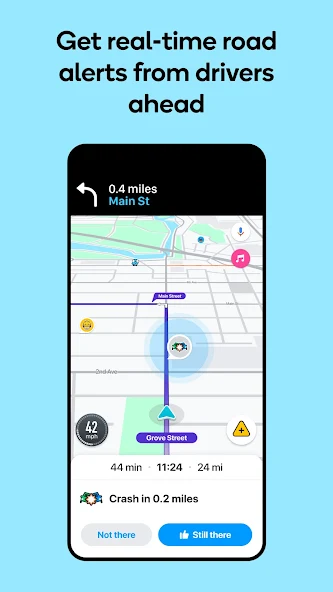 Waze - GPS, Maps, Traffic Alerts & Live Navigation - screenshot 2