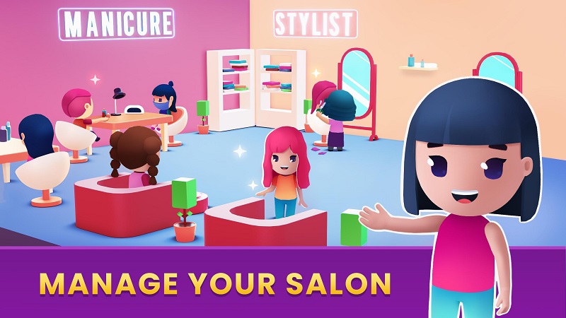 Idle Beauty Salon Tycoon APK - screenshot 1
