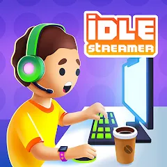 Idle Streamer - Tuber game MOD APK icon