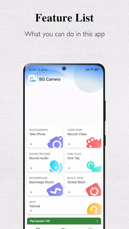 Background Camera APK - screenshot 2