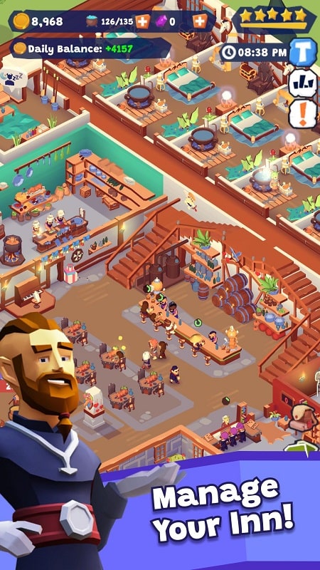 Idle Inn Empire Tycoon APK - screenshot 1