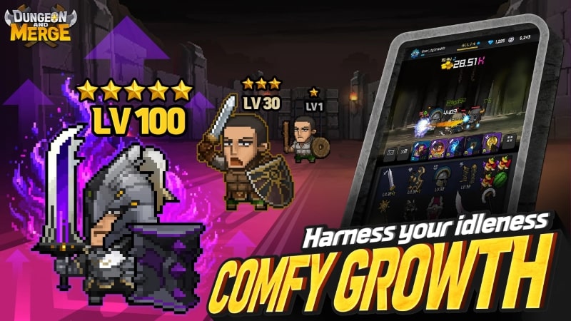 Dungeon and Merge APK - screenshot 1