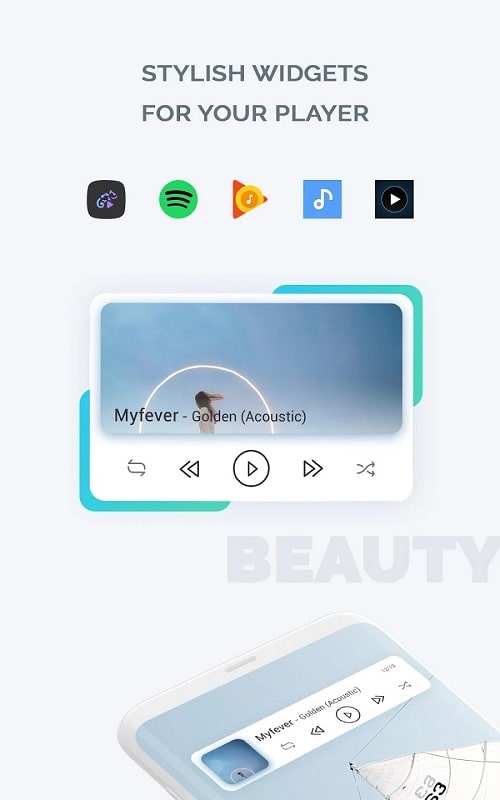 Audio Widget pack APK - screenshot 2