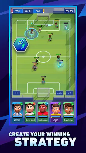 AFK Football 1.9.2 APK + MOD [MenuAlways Win] - screenshot 1