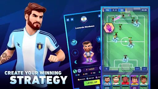 AFK Football 1.9.2 APK + MOD [MenuAlways Win] - screenshot 5