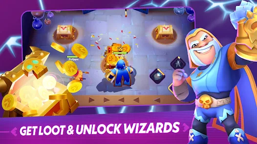 Greedy Wizards 0.7.1 APK + MOD [MenuGodMove Speed] - screenshot 2