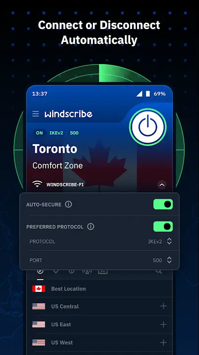 Windscribe VPN - screenshot 3