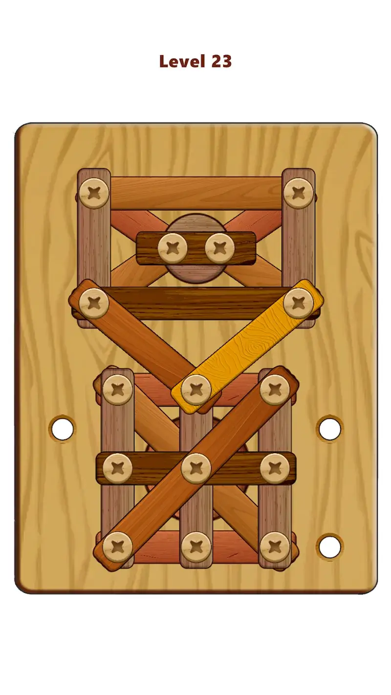 Wood Nuts & Bolts Puzzle - screenshot 2